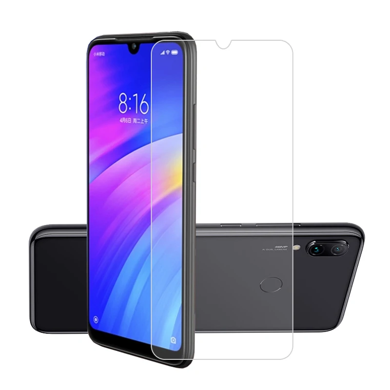 Закаленное стекло для Xiaomi redmi 7 полное покрытие защита экрана стеклянный чехол