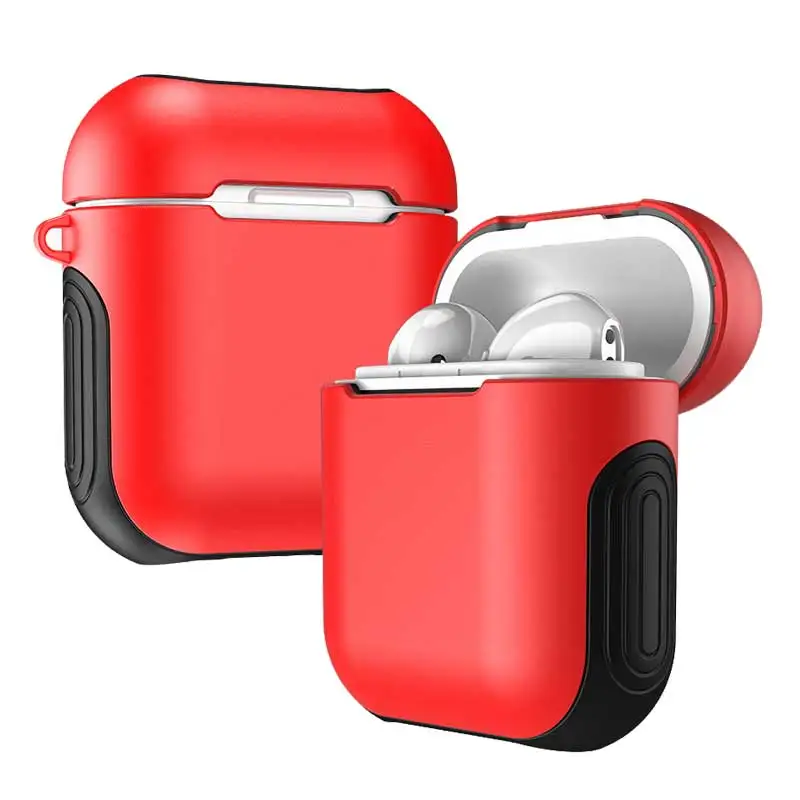 Rovtop чехол для наушников Apple AirPods настоящих беспроводных Bluetooth Air Pods Защитный AirPod