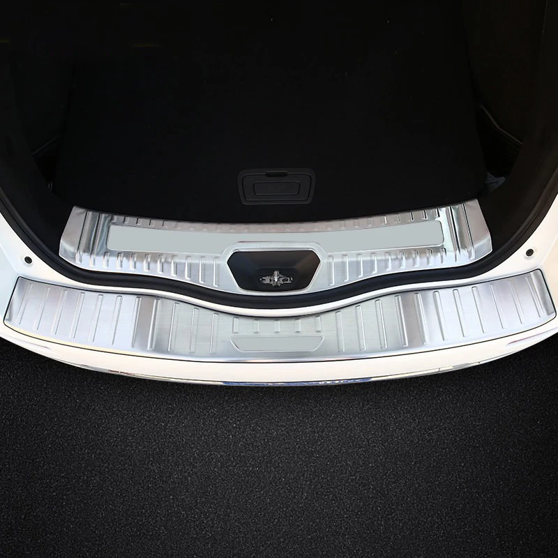 

Car Styling Accessories Duster For Renault Koleos 2017 2nd Inner Outer Rear Bumper Scuff Protective Door Sill Cover Stickers