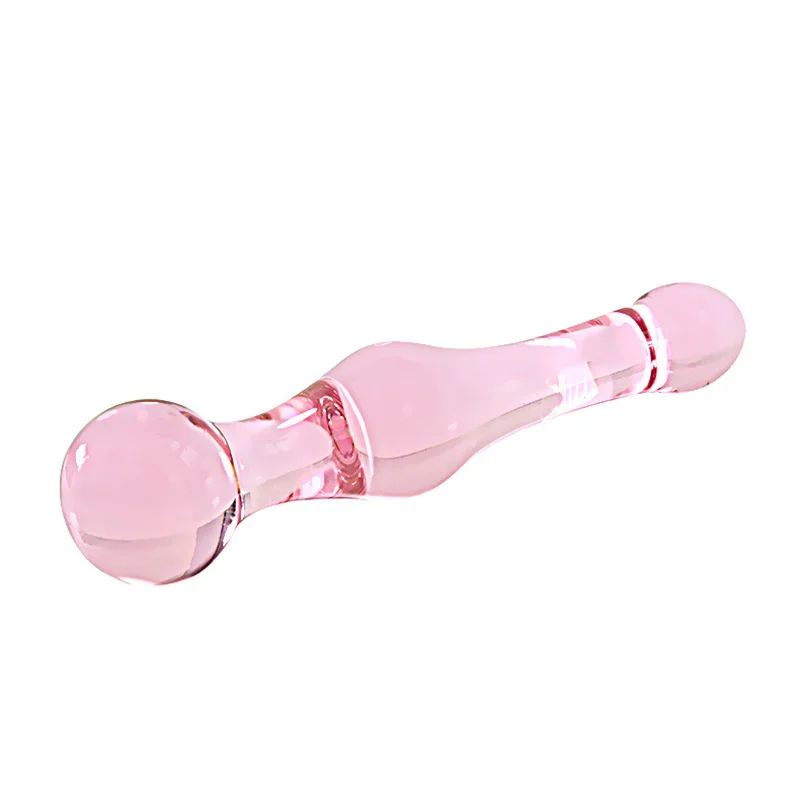 Crystal Penis Glass Anal Plug Massage Stick Stimulate Anus Couple Flirting Adult Game Sex Toys for Plugs Butt Plug. | Красота и