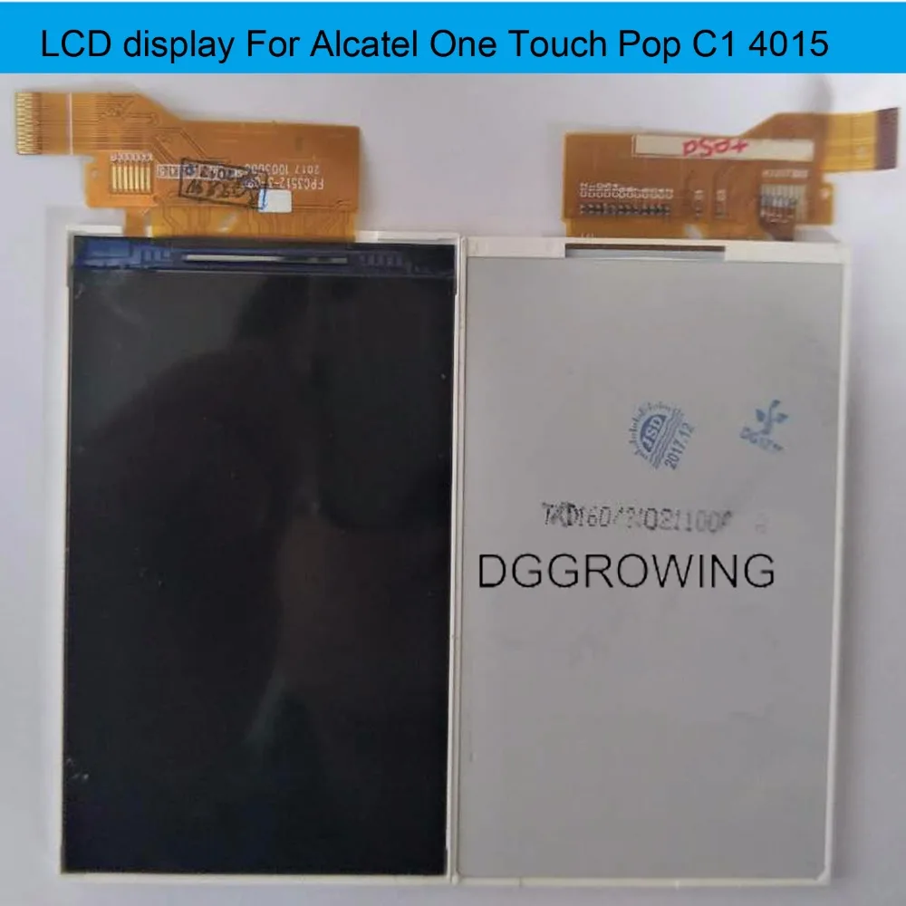 Сменная панель ЖК-дисплея dggrow 10 шт./лот для Alcatel One Touch Pop C1 OT4015 4015D 4016 4014 с набором