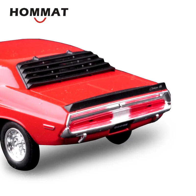 Hommate Simulation Welly 1:24 Scale 1970 Dodge Challenger T \ A Модель из сплава мышц литые игрушечные машинки Коллекционная модель автомобиля