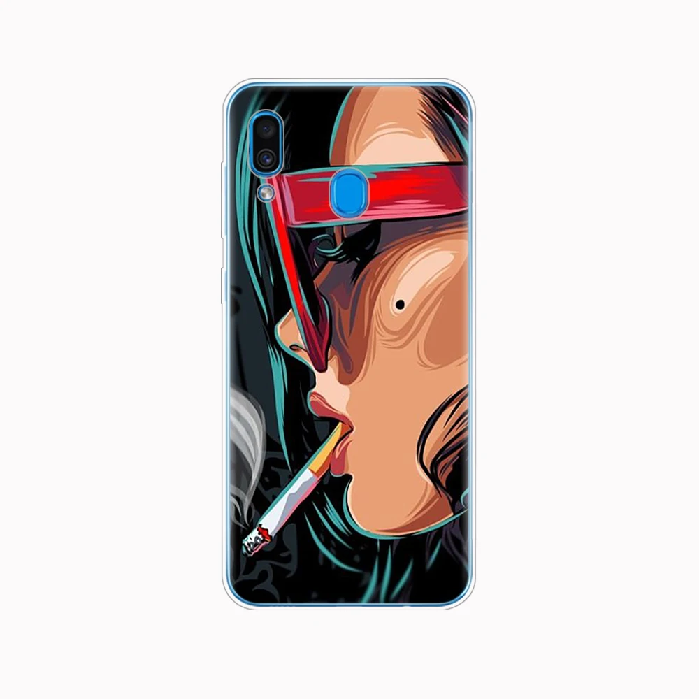 32104 Чехол для samsung A50 чехол для samsung Galaxy A50 A60 A10 A30 A40 A70 50 A9 A7 горячий флирт сексуальная девушка - Цвет: 32104