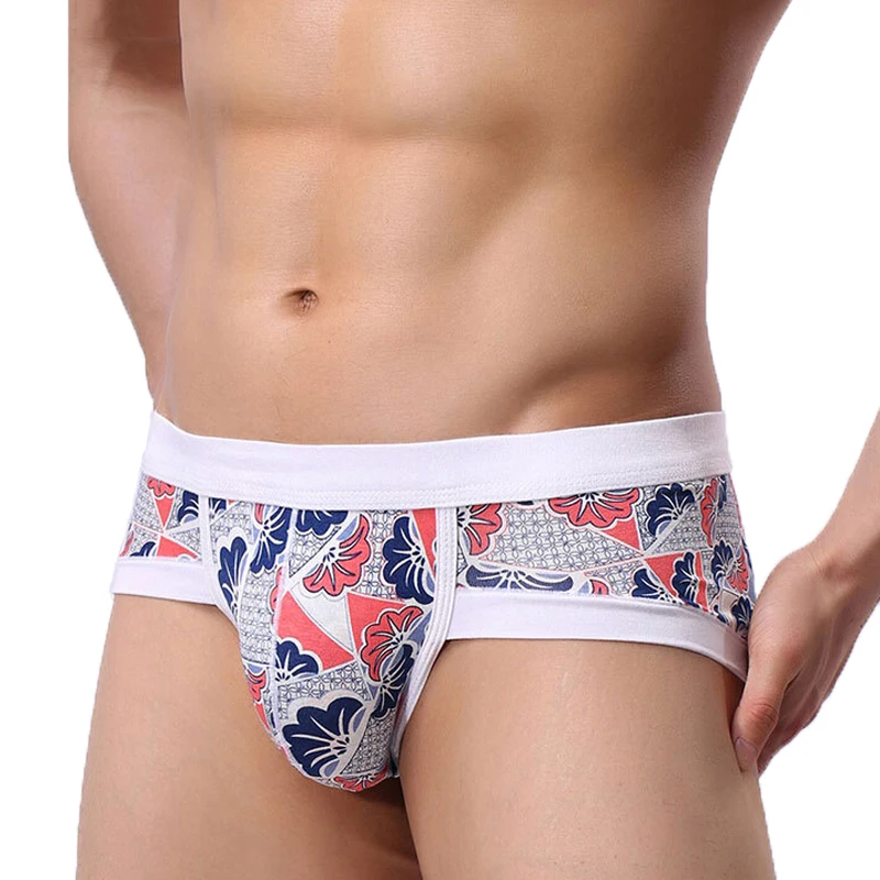 

4Pcs/lot Men Briefs Underwear Men's Sexy Print Modal Soft Underpants Mens Briefs Underwear Shorts Male Cueca Panties