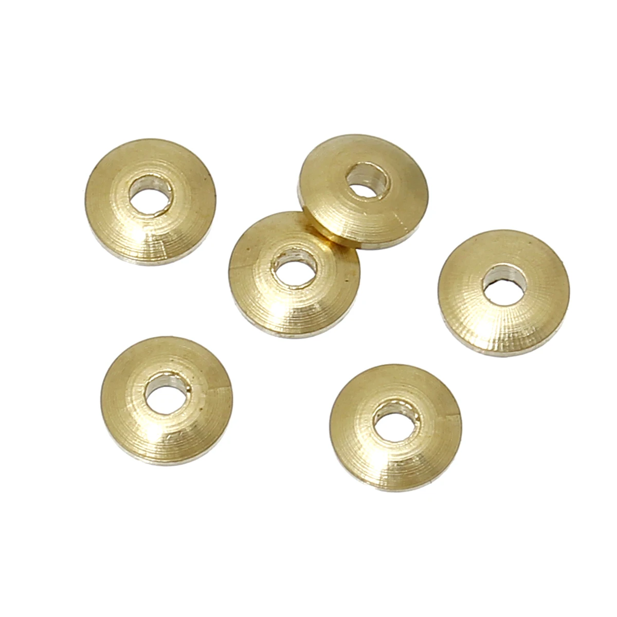 8 сезонов латунь обжимные бусины Abacus Латунь Тон отверстие: 1 мм 4 (1/8 &quot) Диаметр 300