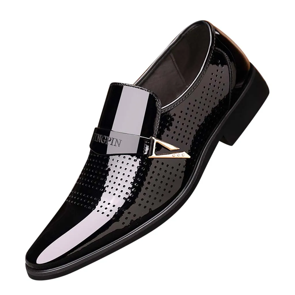 Perimedes/мужские деловые тонкие туфли Новое поступление кожаные яркие рабочие