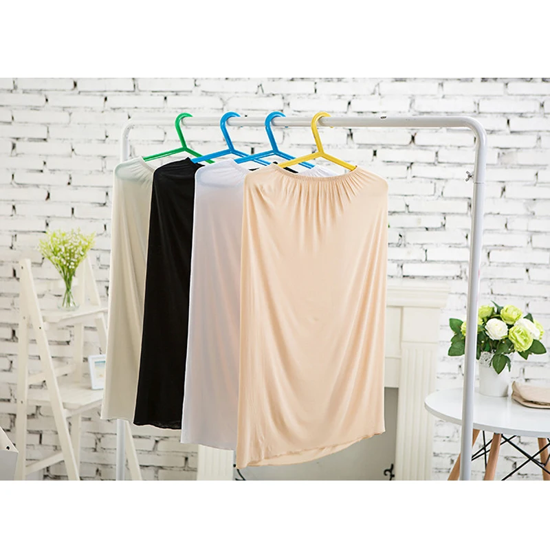 Женская модельная Однотонная юбка комбинация нижнее Платье До Колена женские