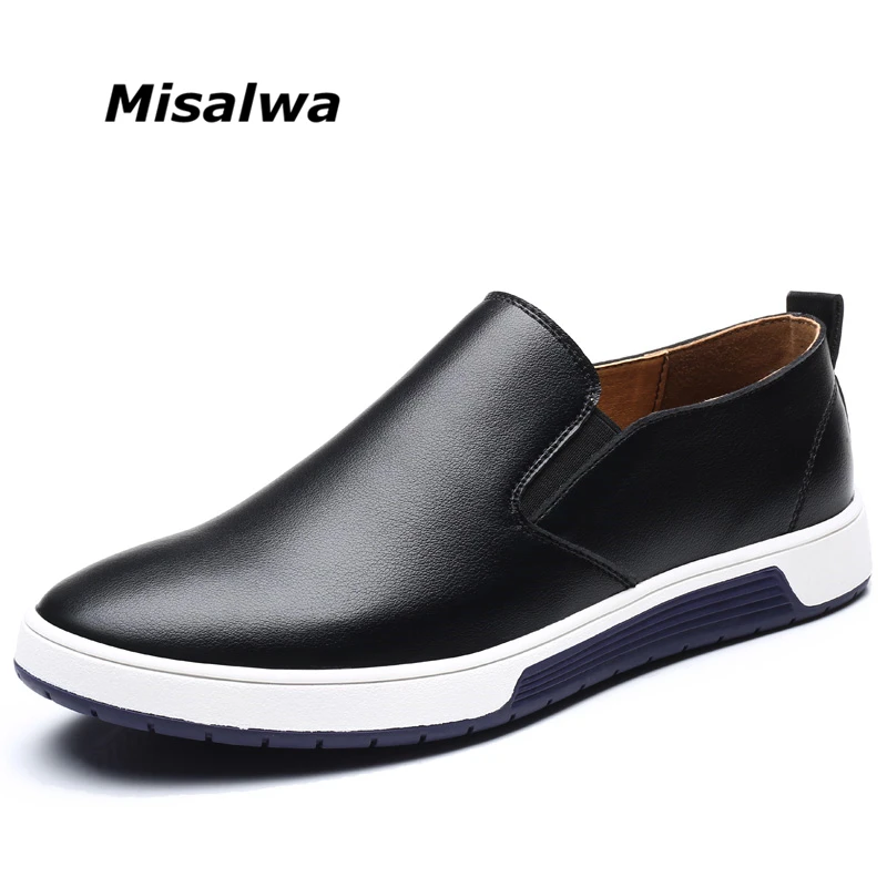 

Туфли Misalwa мужские кожаные, удобные лоферы, Брендовая обувь для вождения и отдыха, большие размеры, 2021