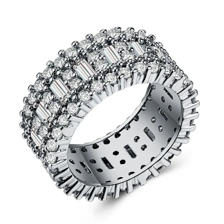 Кристалл от Swarovskis простой личности унисекс кольцо Европейская мода ювелирные изделия кольцо для женщин и мужчин в качестве подарка