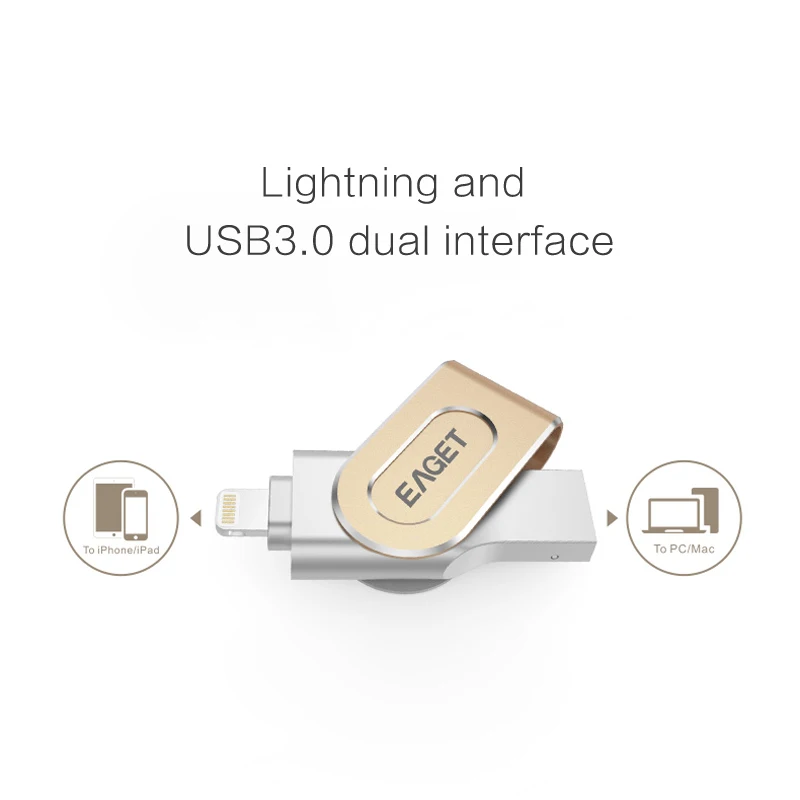 Горячие Eaget I80 Флеш накопитель 3.0 USB mfi-контроллеров карту флэш-памяти с