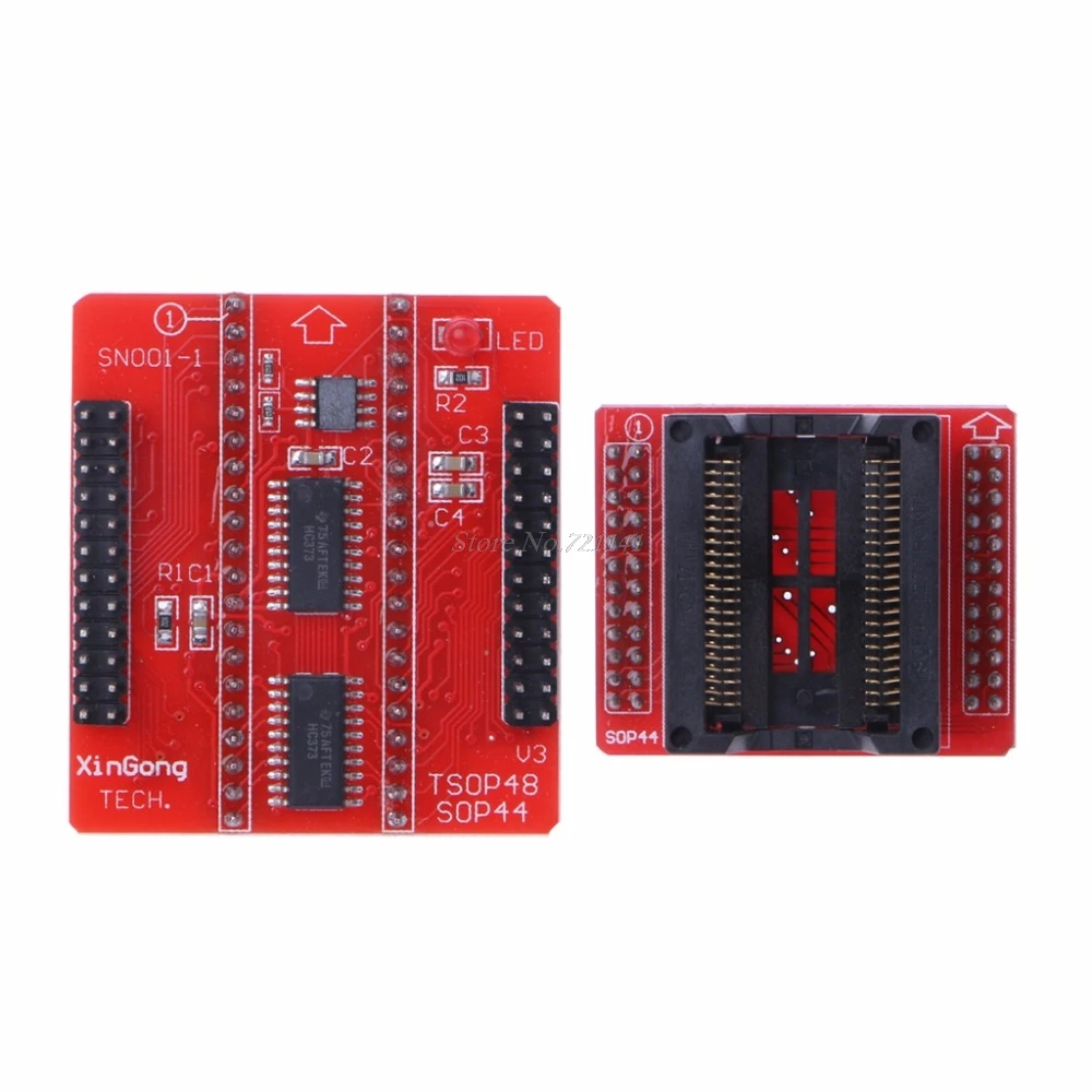 Программатор V3 TSOP48 PSOP44 на DIP40 USB Eprom адаптер для TL866CS TL866A интегральные схемы Прямая