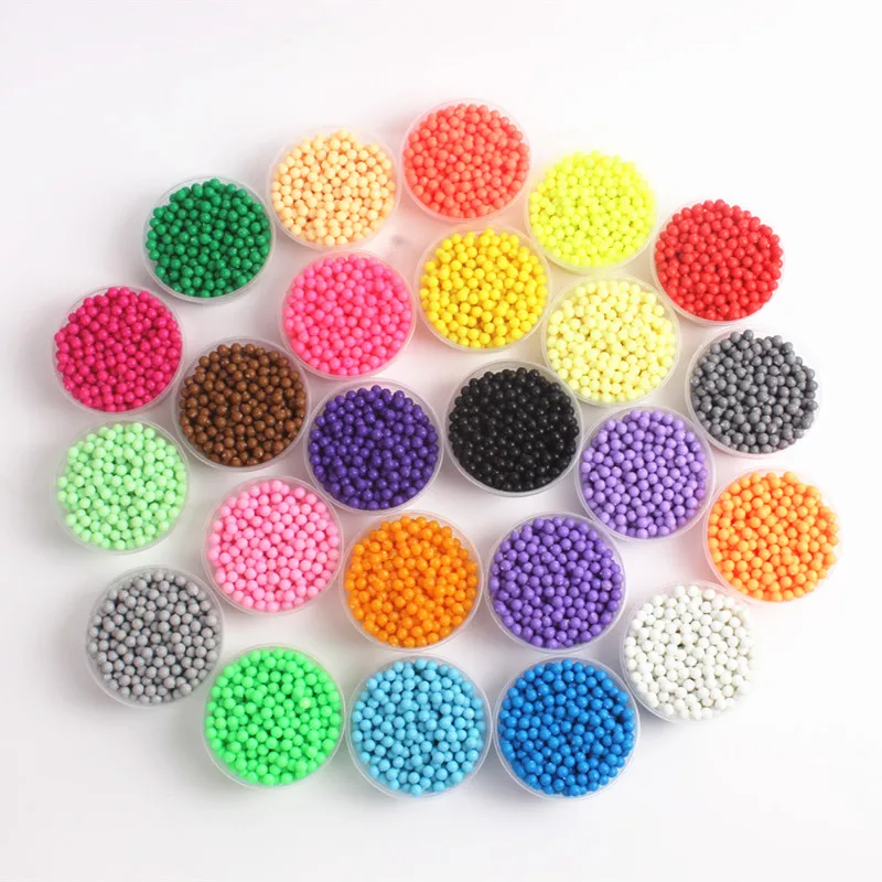 24 Colors 5000PCS Water Sticky Beads 3D Puzzle Toys for Children Spray Speelgoed Jigsaw Educational | Игрушки и хобби