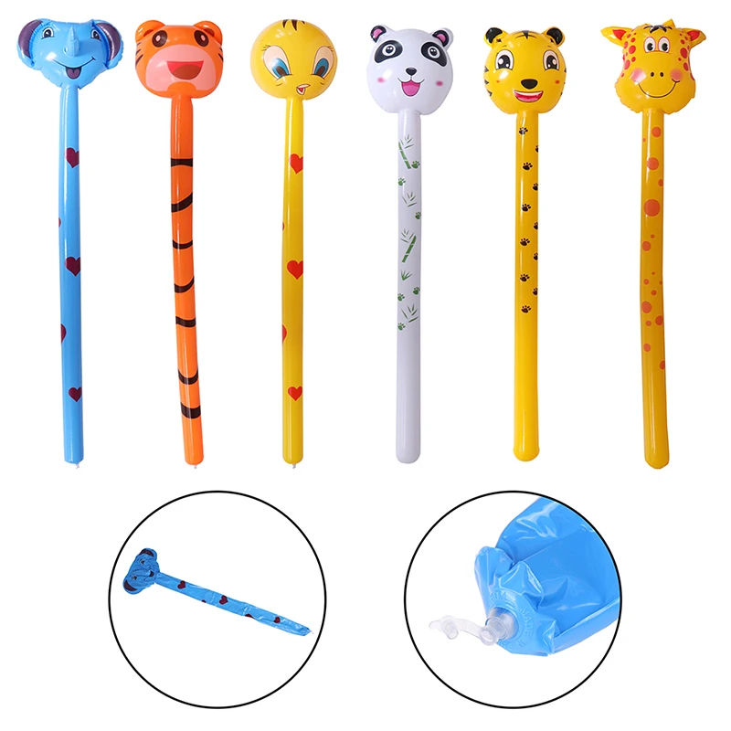 1 шт. Новый мультяшный надувной молот с длинным надувным животным молотком без