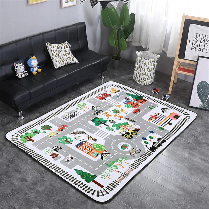 Cute Baby Crawling Mat Thickening Child Play Mats Baby Room Chronic Rebound Carpet Climb a Pad Non-Toxic Christmas Gifts