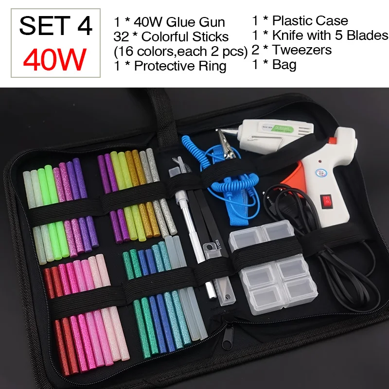 

Набор клеевых пистолетов 40 Вт, 110-240 В, 40 Вт