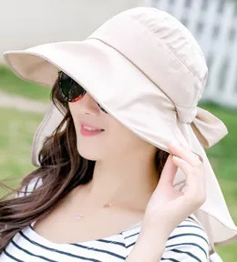 Которая в душ Женская Складная широкая с защитой от ультрафиолета Brim Sun Hat Защита