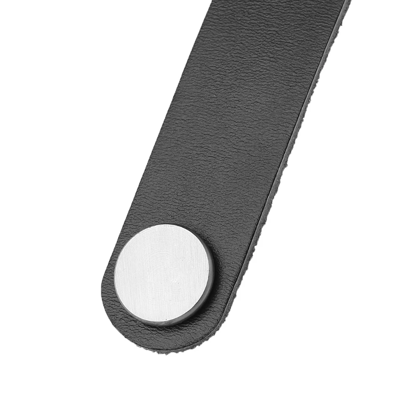 

Cabinet Handle Soft PU Leather Dresser Drawer Door Knobs Pull Furniture Hardware