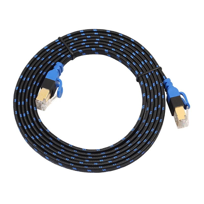 Ethernet кабель RJ45 CAT 7 CAT7 плоский сетевой LAN для маршрутизатора Switc 0 5 м/1 м/2 м/5 м/10 м/15