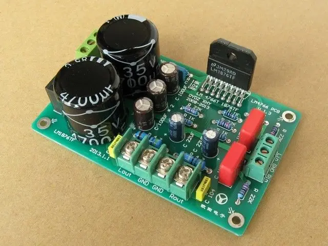 LM1876 аудио усилитель мощности HiFi стерео усилитель собранная плата