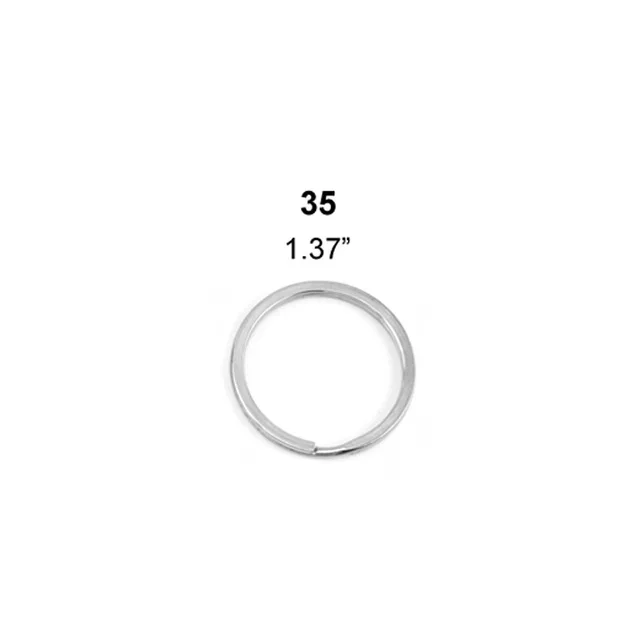 

35mm diameter key ring wire diameter thickness 2mm wholesale 100pcs