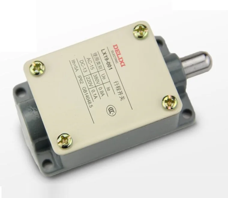 LX19 001 AC380V / DC 220V 5A концевой выключатель автоматический сброс превышения хода DELIXI
