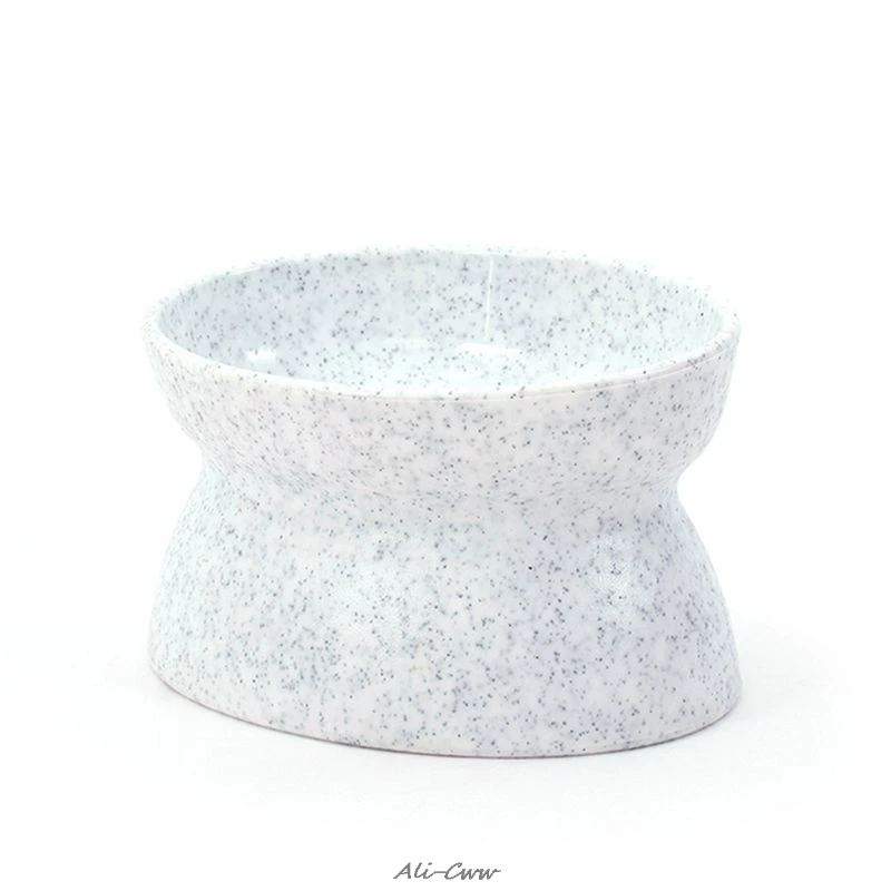 Кормушка для питомцев миска кормления кошек без стресса двухстороннее блюдо