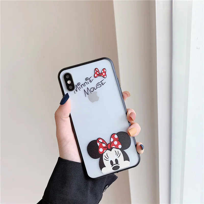 Для iPhone X XR XS MAX 5 5S 6 6S 7 8 Plus Модный мягкий чехол-накладка из ТПУ с милым рисунком
