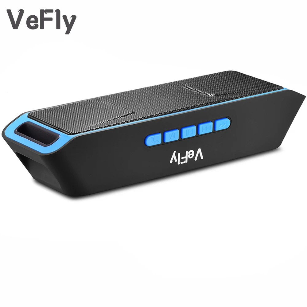 Автомобильная bluetooth Колонка VeFly портативная музыкальная колонка с mp3