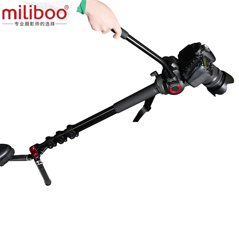 Профессиональный портативный штатив для видеокамеры miliboo MTT704B из углеродного