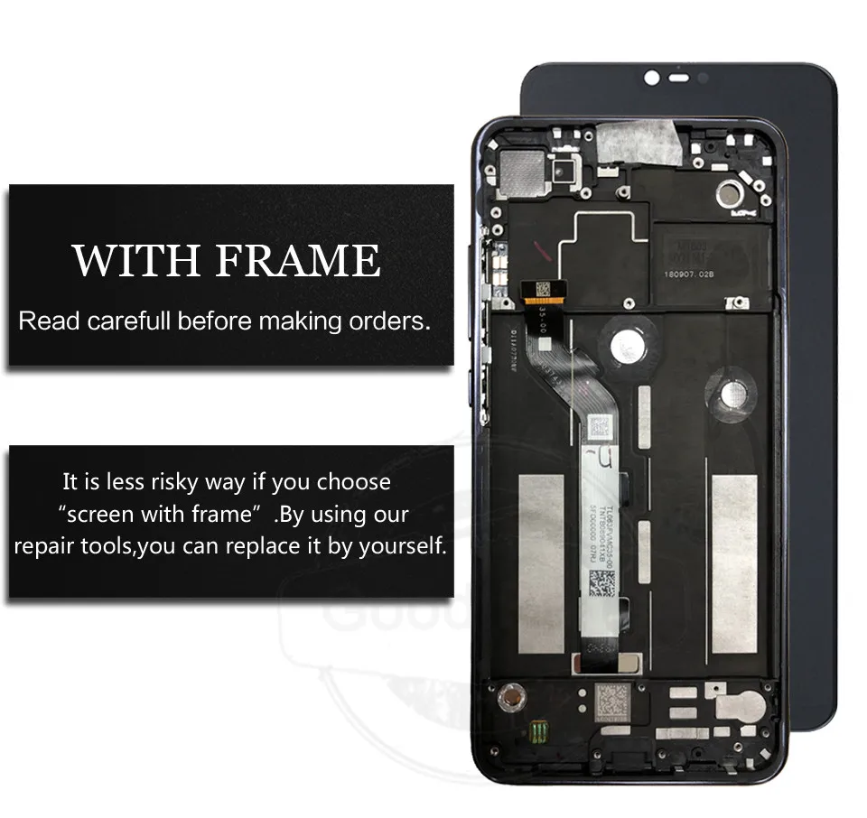 6 26 &quotНовый для Xiaomi Mi 8 lite Youth 8x ЖК-дисплей и сенсорный экран дигитайзер mi8 mi8X сборка