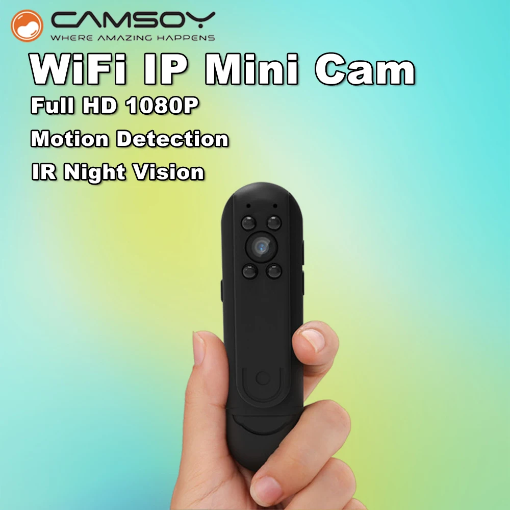 Портативный Micro Камера Wi Fi IP 1080 P 720 HD Mini ИК Ночное видение Kamera ручки DV DVR с петлей