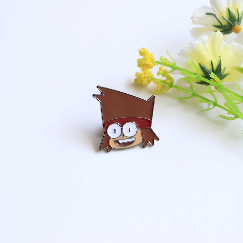 Cartoon Boy Brooches ok.k Enamel Pin for Boys Girls Lapel Pin Hat/bag Pins Denim Jacket Women Brooch Badge SC4523
