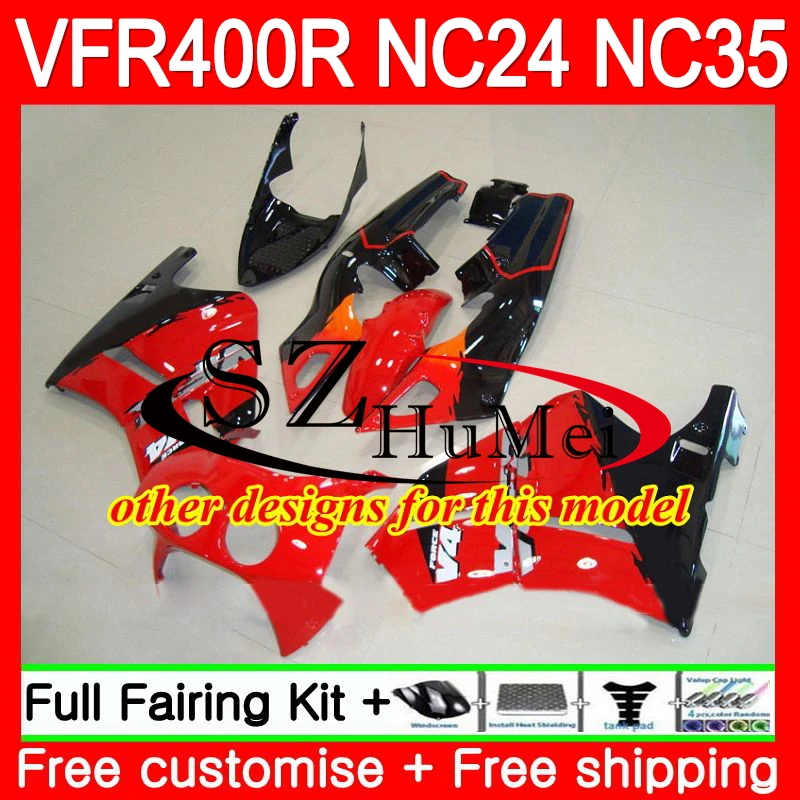RVF400R для HONDA VFR400 R RR NC24 VFR400R светло красный 87 88 94 95 96 125SH.5 NC35 V4 VFR 400R 1987 1988 1994 1995 1996