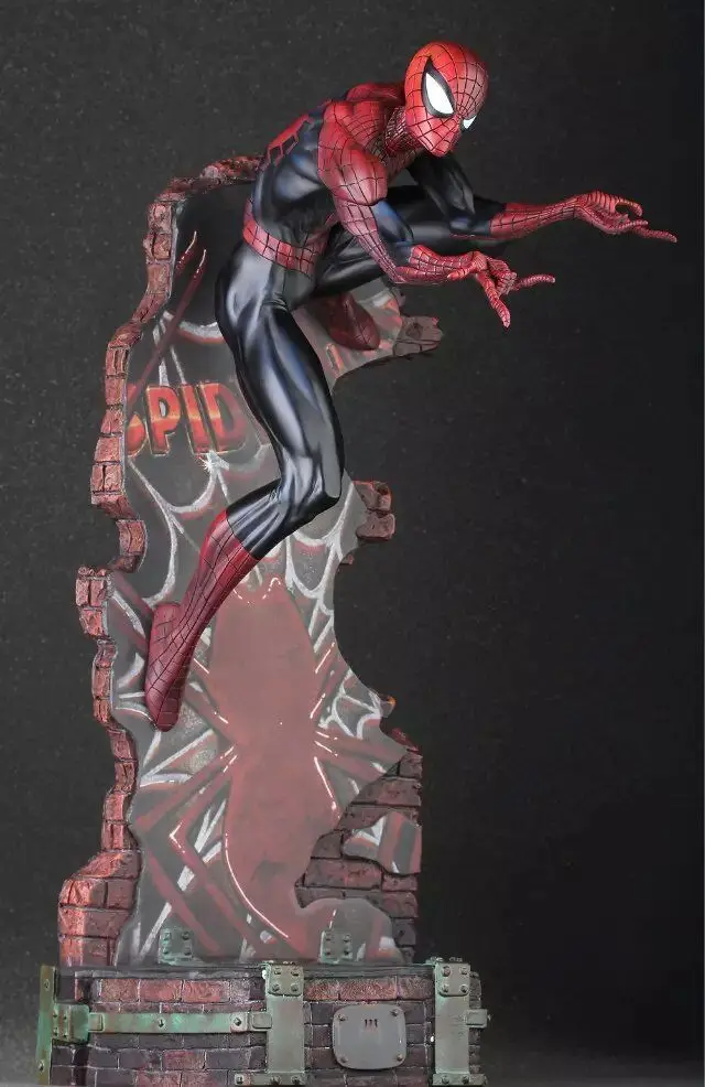 Сумасшедшие игрушки Marvel удивительный человек-паук Мстители ПВХ Коллекционная