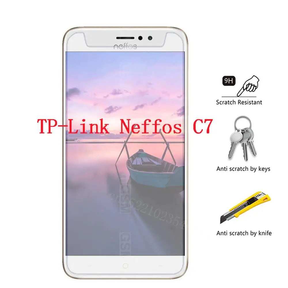 TP Link Neffos C7 закаленное стекло c7 защита для экрана 2.5D 9H защитное на C 7 TP910A
