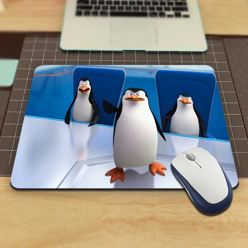 18x22cm MaiYaCa заказной высокоскоростной дизайн Pinguin винтажный Стильный коврик для мыши игровой Прямоугольный Коврик для мыши - Цвет: 18x22cm