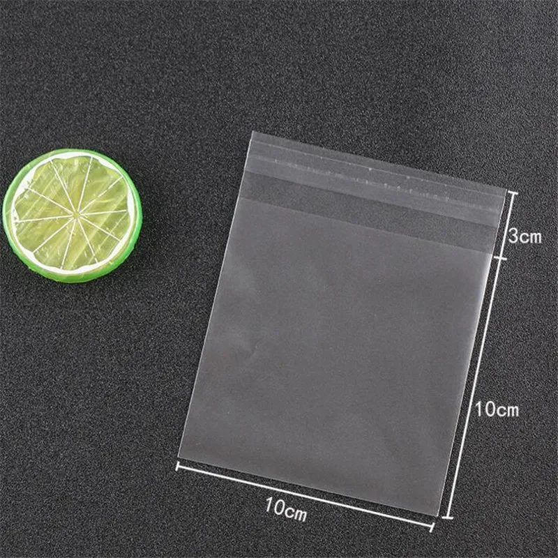 Милые матовые пакеты для конфет печенья свадьбы дня рождения мыла Самоклеющиеся