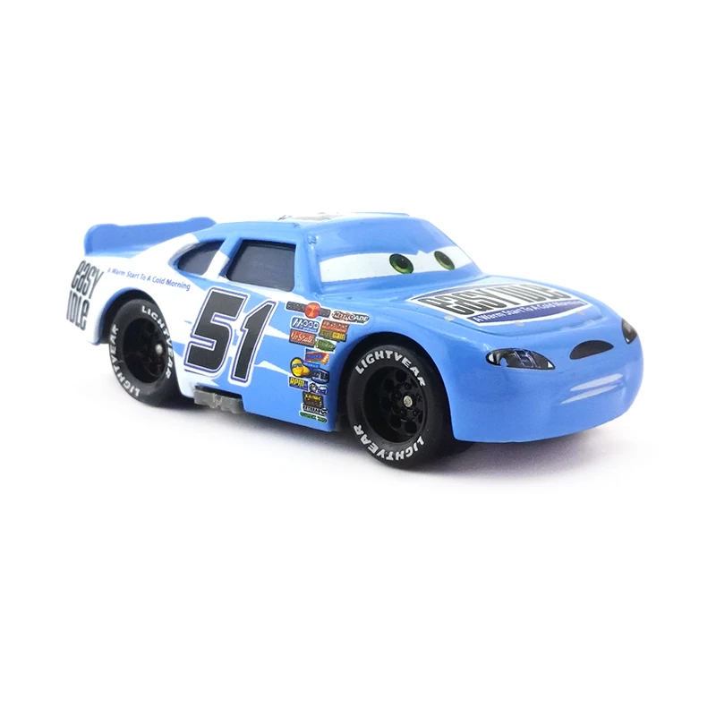 Disney Pixar Cars No. 51 легкость холостого хода 1:55 литье под давлением металлический сплав