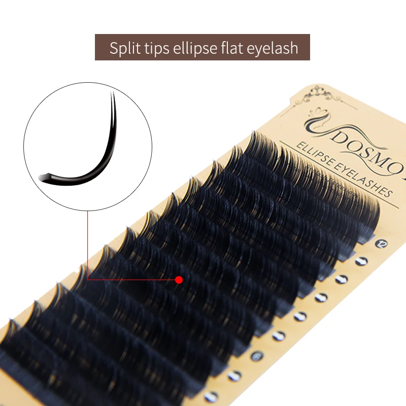 Ellipse раздельные плоские волосы 3D синтетические натуральные индивидуальное