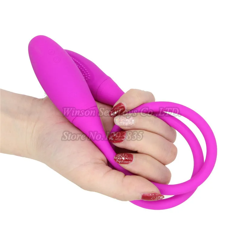 Взрослые секс-игрушки для пар водонепроницаемые двойные Вибраторы 7 скоростей