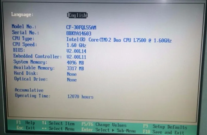 Высокое качество Toughbook для P-anasonic CF30 ноутбука CF 30 4 Гб CF-30 военный компьютер без программное обеспечение HDD DHL