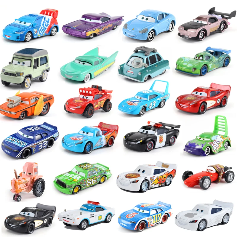 

Disney Pixar Car 3 2Styles Lightning McQueen Mater Jackson Storm Ramirez 1:55 Die Cast Metal Alloy Toy Car Child Birthday Gift