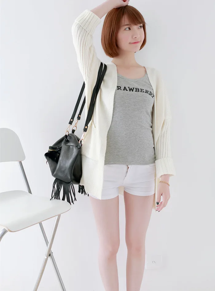 

New Fashion Cardigans Simple Style V-Neck Solid Color Autumn Winter Women Sweater Knitted Casual Sweater Cardigan Knitwear