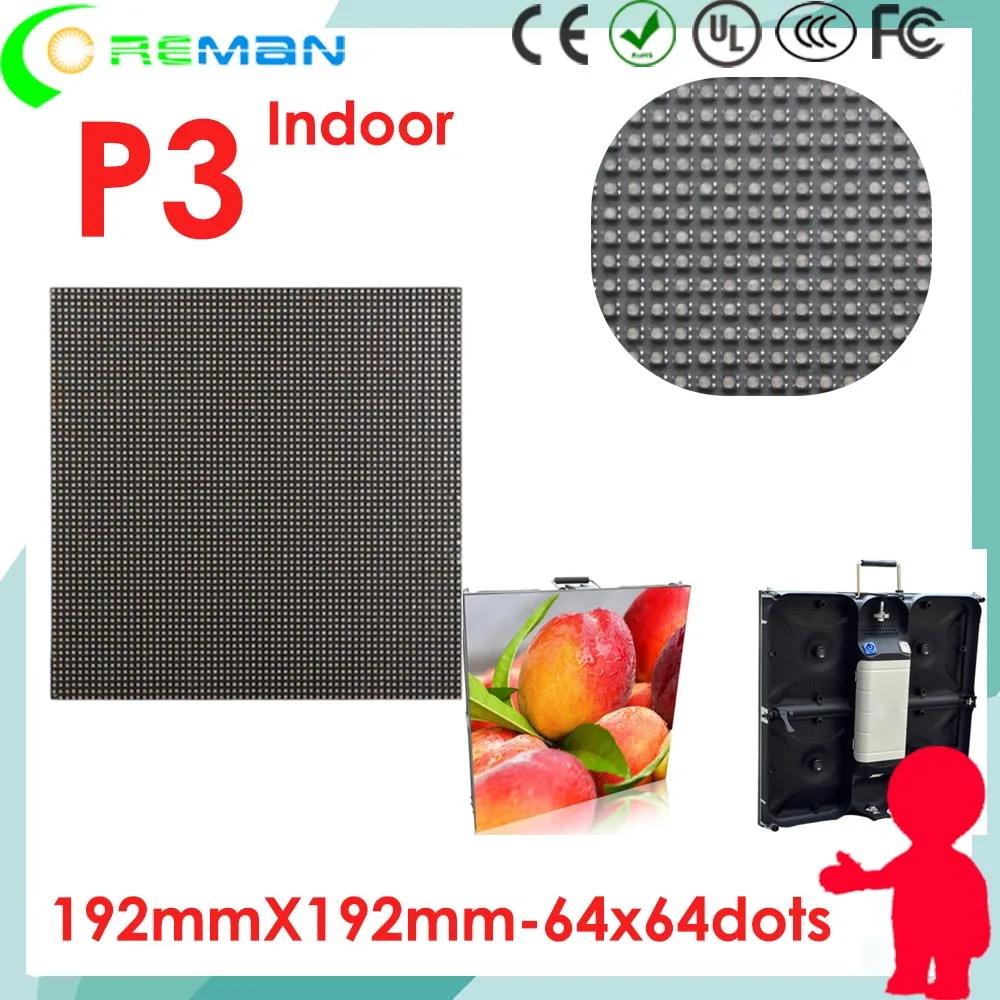 Ali direct низкая цена бесплатная доставка p3 3 мм rgb Матрица светодиодный пиксельный