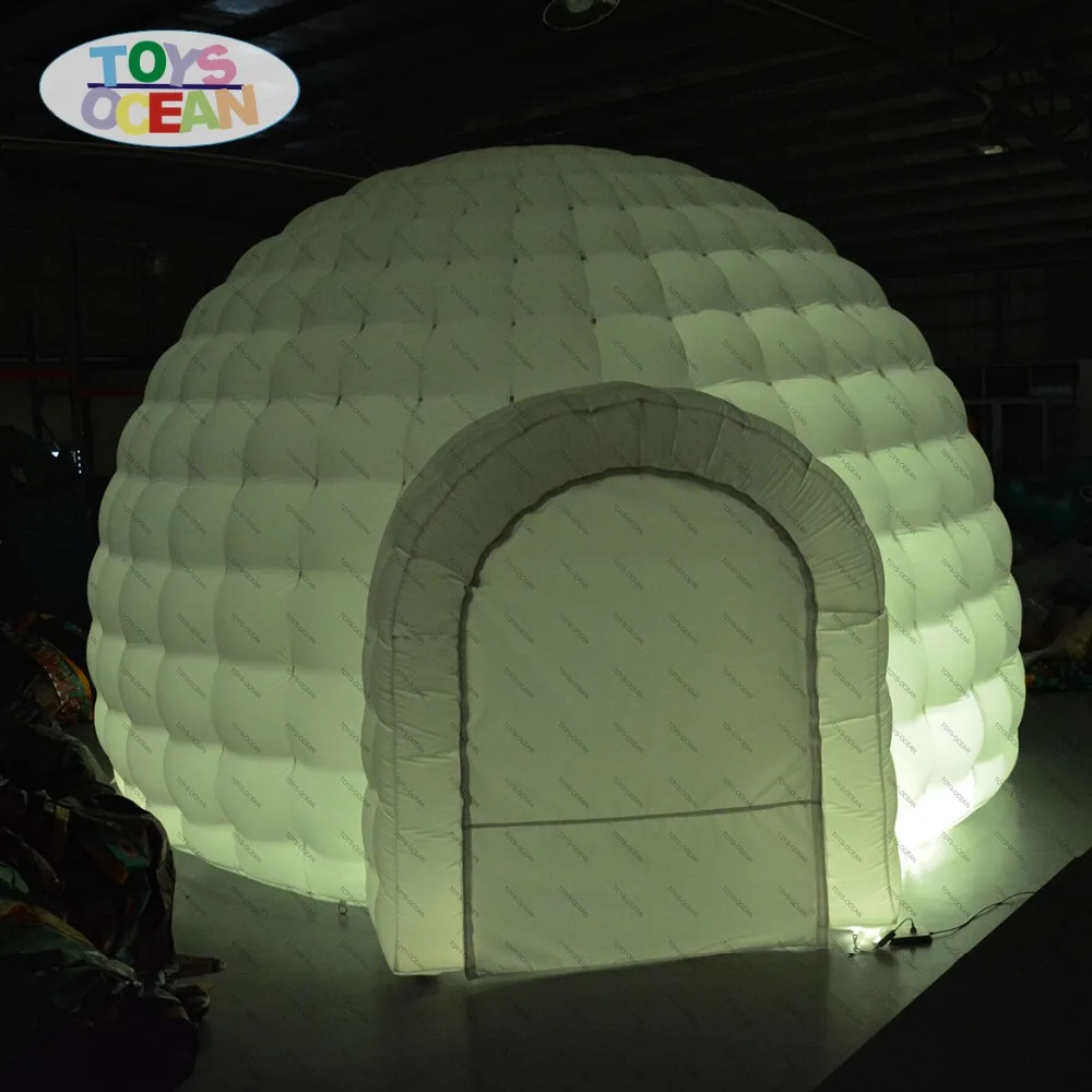 Надувная Праздничная Палатка/надувная igloo/светодиодная надувная палатка со