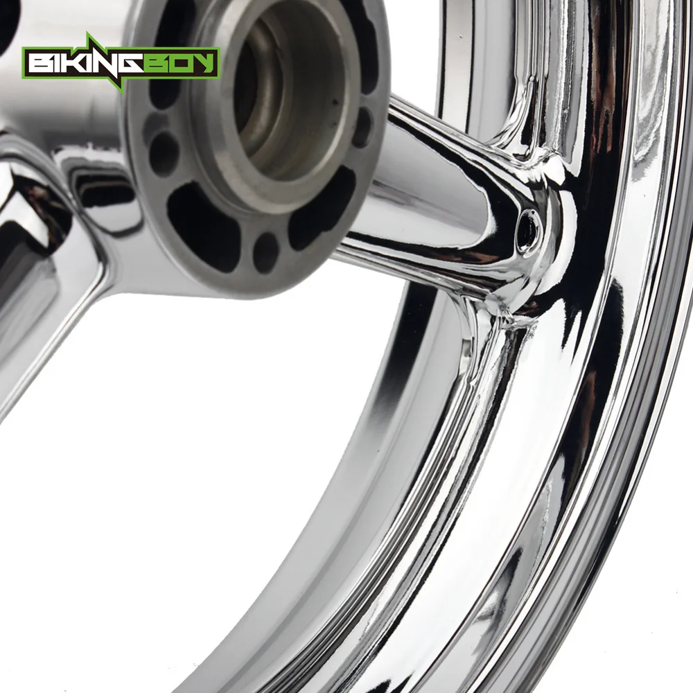 BIKINGBOY для Suzuki GSXR 750 1992-1995 GSXR 1100 1993-1998 GSF 1200 Bandit 1997-2005 1" x 3,5" хром Серебряный передний обод колеса