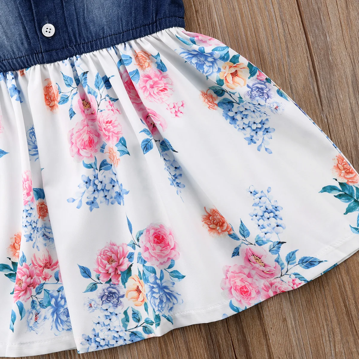 Детское джинсовое платье без рукавов на возраст 1-6 лет | Детская одежда и обувь