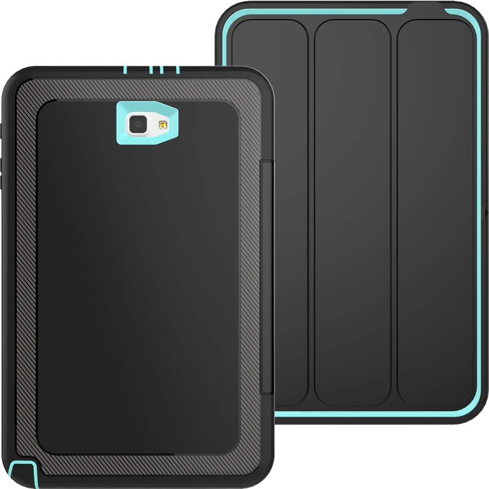 Для samsung Galaxy Tab A 10,1 T580 T585 SM-T580 Smart Cover Funda Защитная пленка для экрана для детей Противоударная Броня прочная полная защита