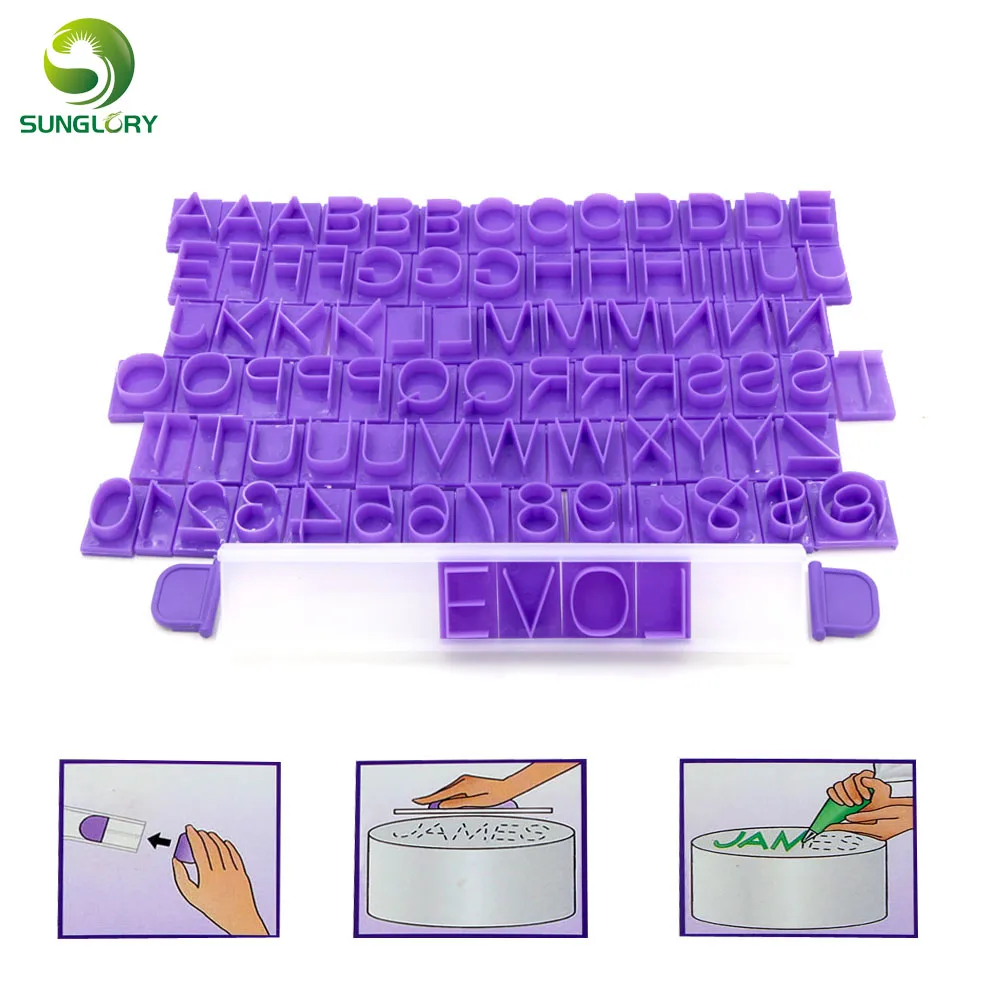 Набор пластиковых формочек для печенья сделай сам 85 шт.|cake mold fondant|moldes fondantcutter number |