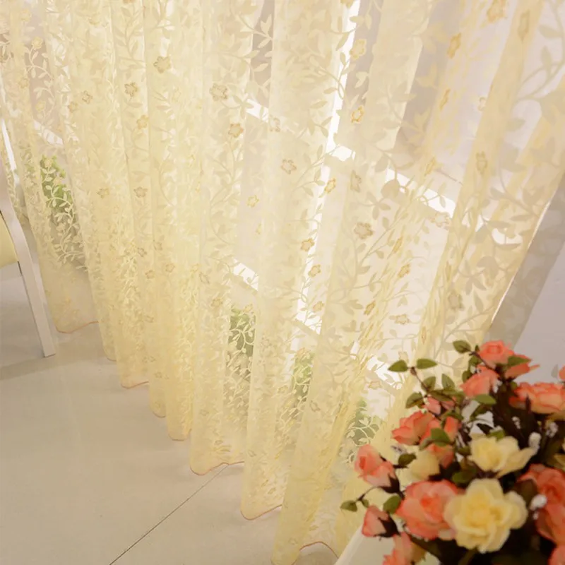 100*200 см симпатичные шторы из тюля украшенные занавесками для гостиной фиолетовый